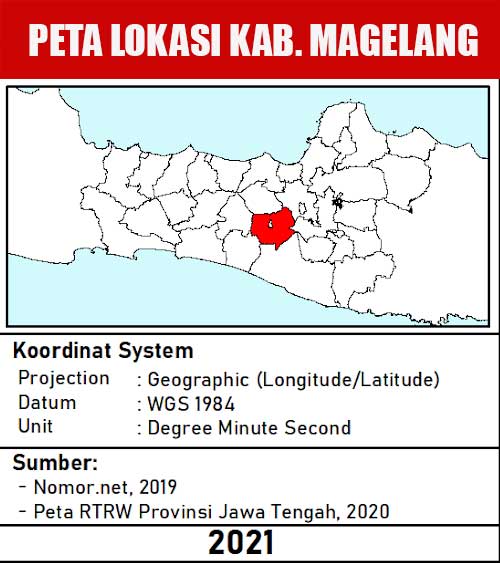 peta lokasi kabupaten magelang