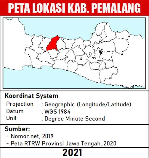 peta lokasi kabupaten pemalang