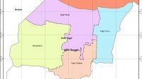 Peta Kota Tegal lengkap 4 Kecamatan