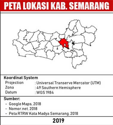 peta lokasi Kabupaten Semarang