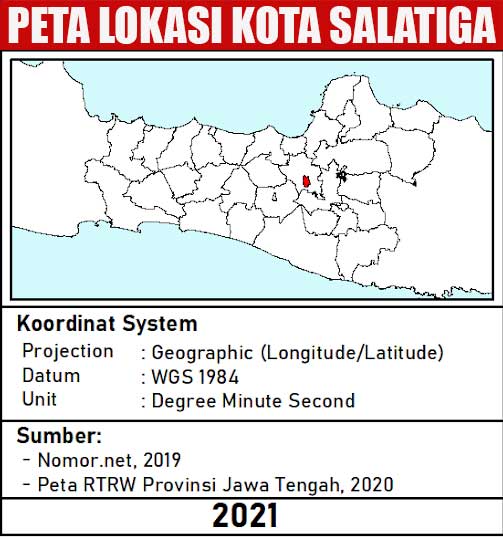 peta lokasi Kota Salatiga