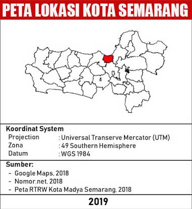 peta lokasi Kota Semarang