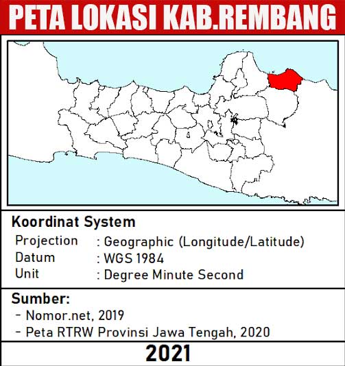 peta lokasi kabupaten rembang