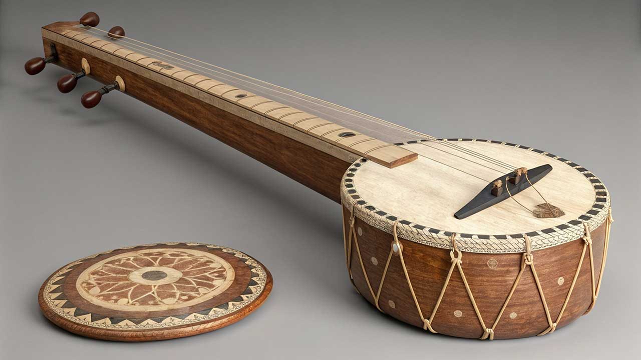 gambar ilustrasi Alat Musik Rebab