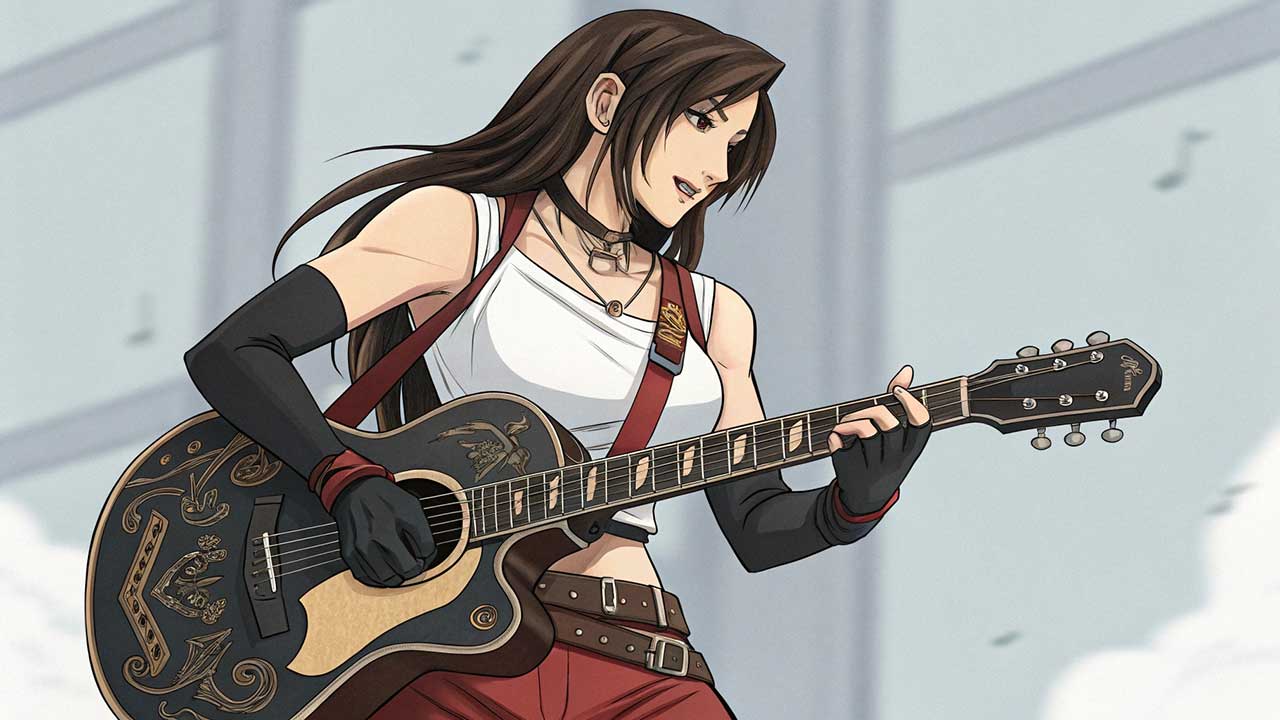 Apa yang Dimaksud dengan Musik? Pengertian, Sejarah, dan Jenis-Jenisnya 1 ilustrasi orang memainkan alat musik gitar