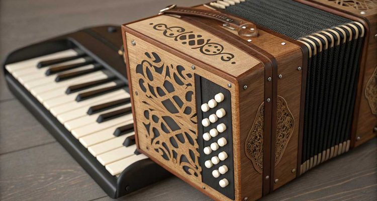 Alat Musik Akordeon Diatonis