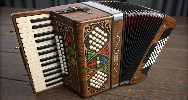 Alat Musik Akordeon Piano