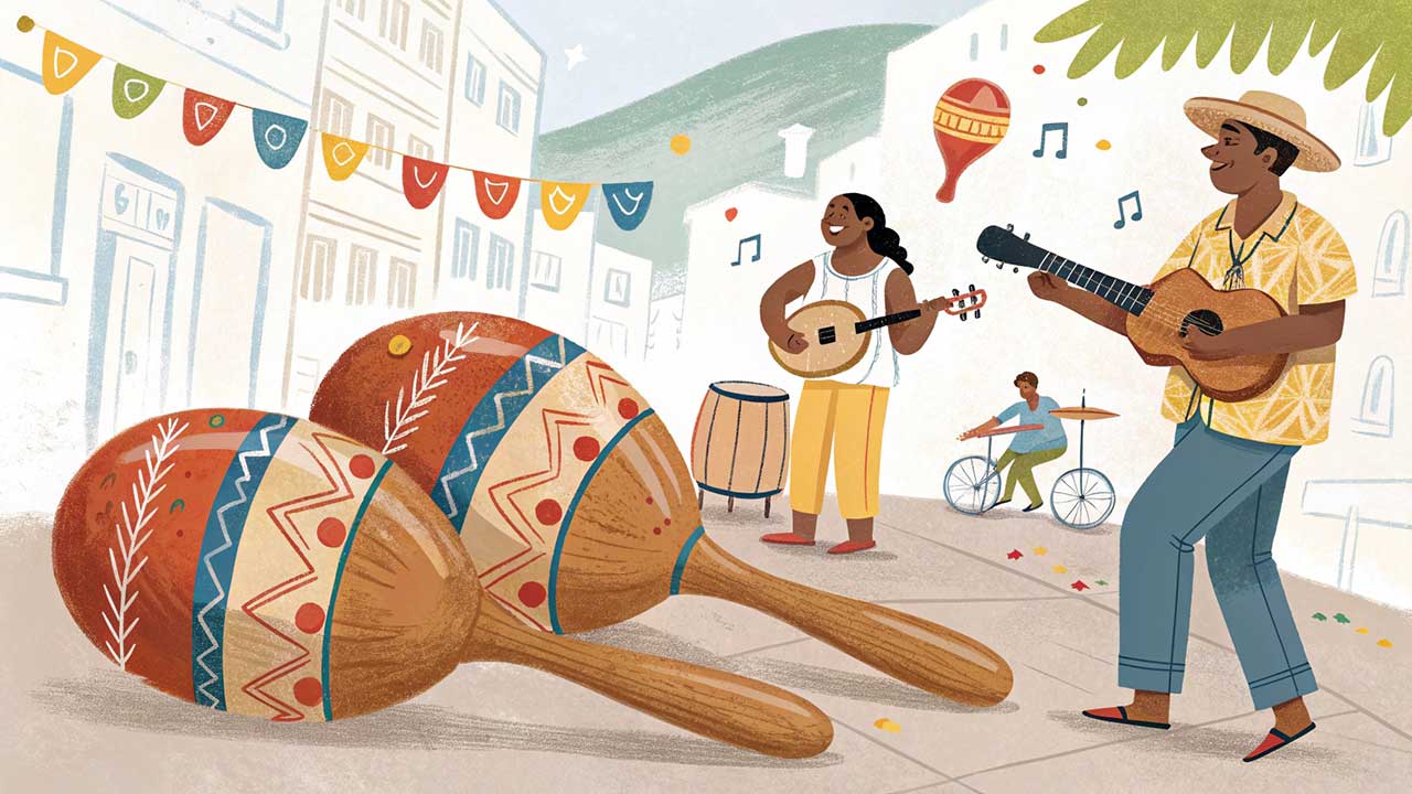 Marakas dalam Musik Bossa Nova dan Samba
