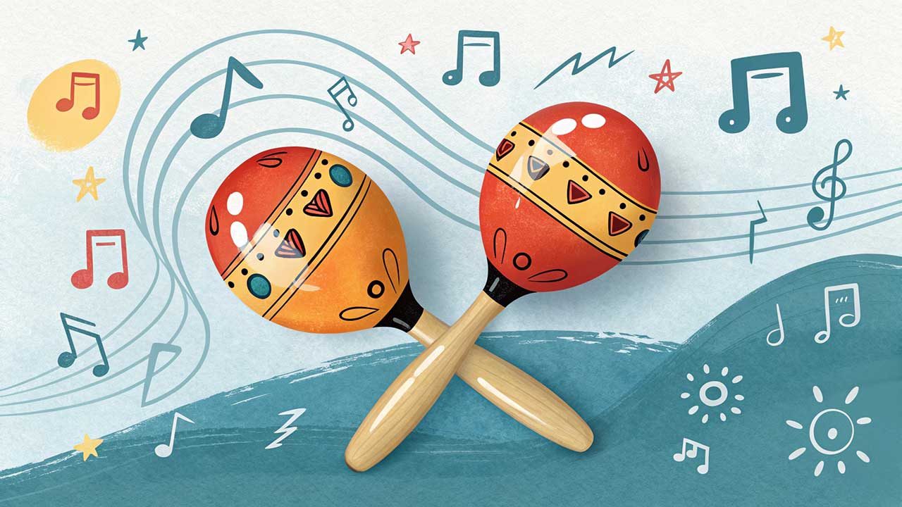 Marakas dalam Musik Pop dan Rock