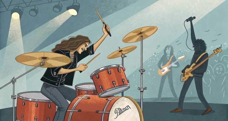 Peran Drum dalam Musik Rock