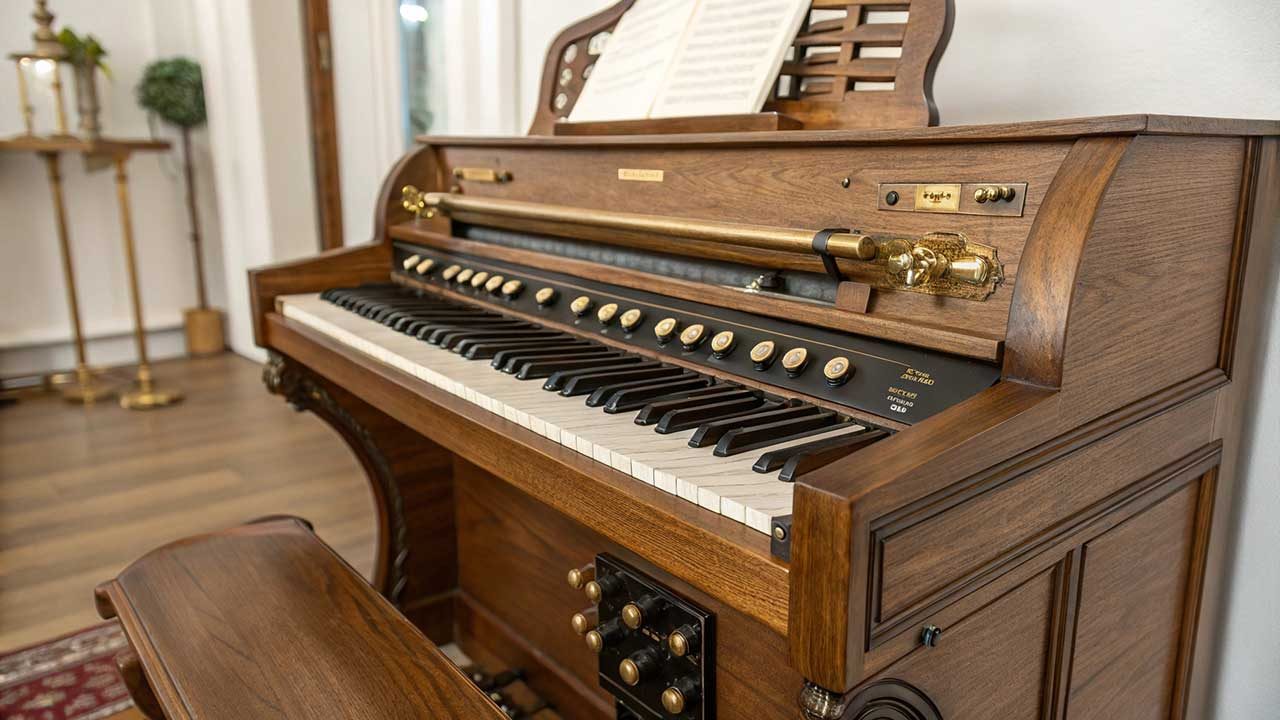 ilustrasi Alat Musik Organ Reed