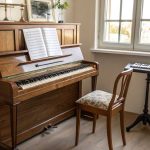 upright piano