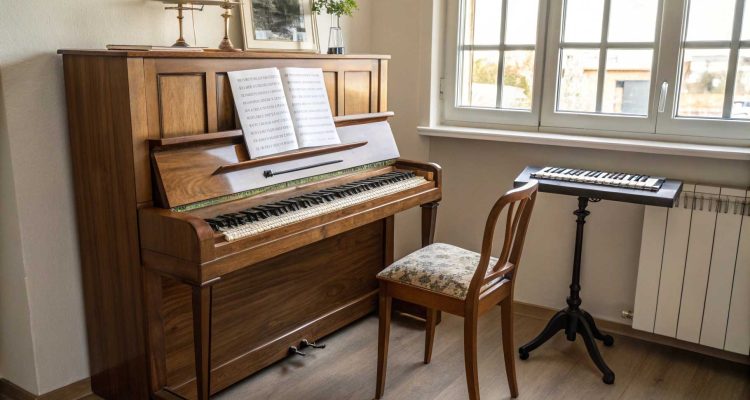 upright piano