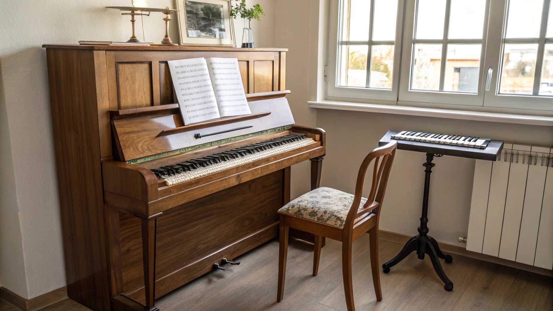 upright piano