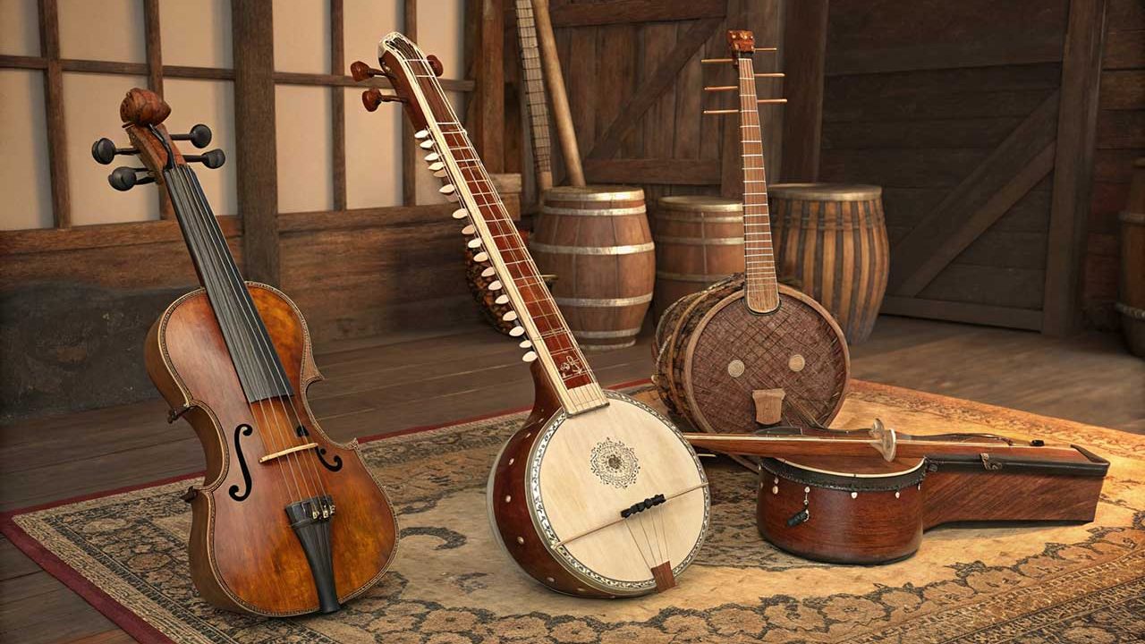 Alat Musik Kordofon dalam Musik Tradisional