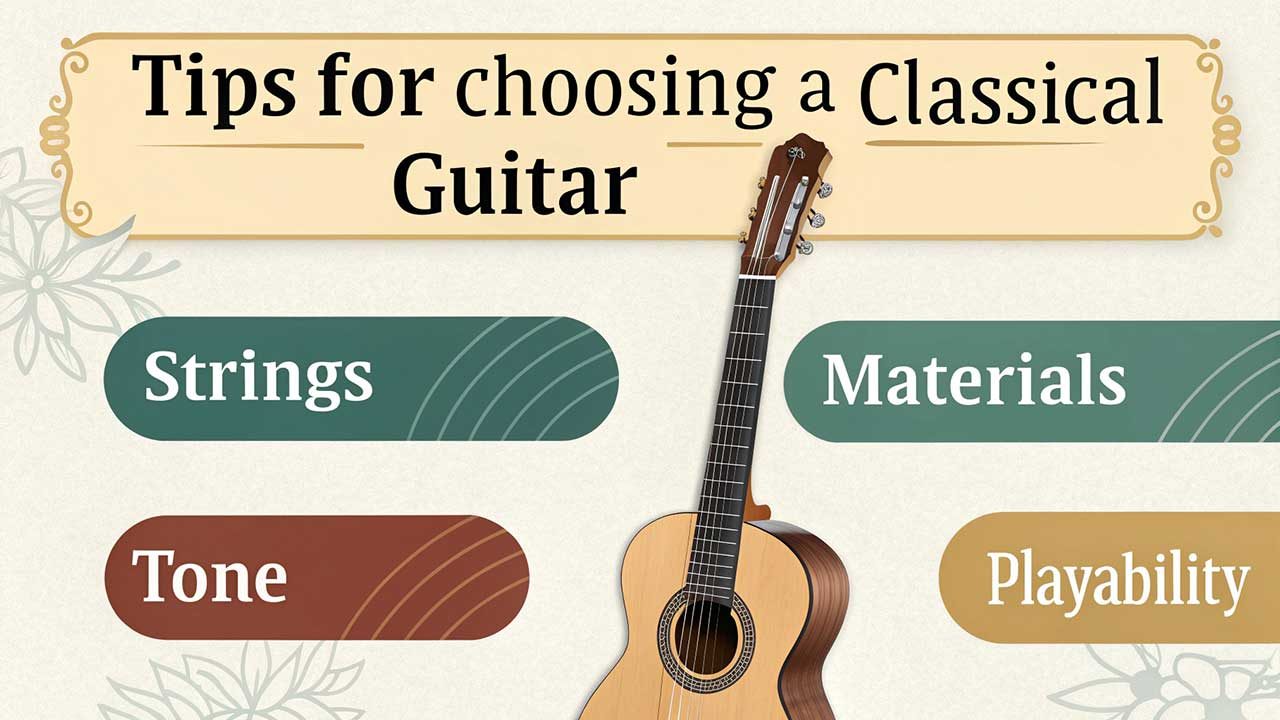 Memilih Gitar Klasik Berdasarkan Jenis Senar