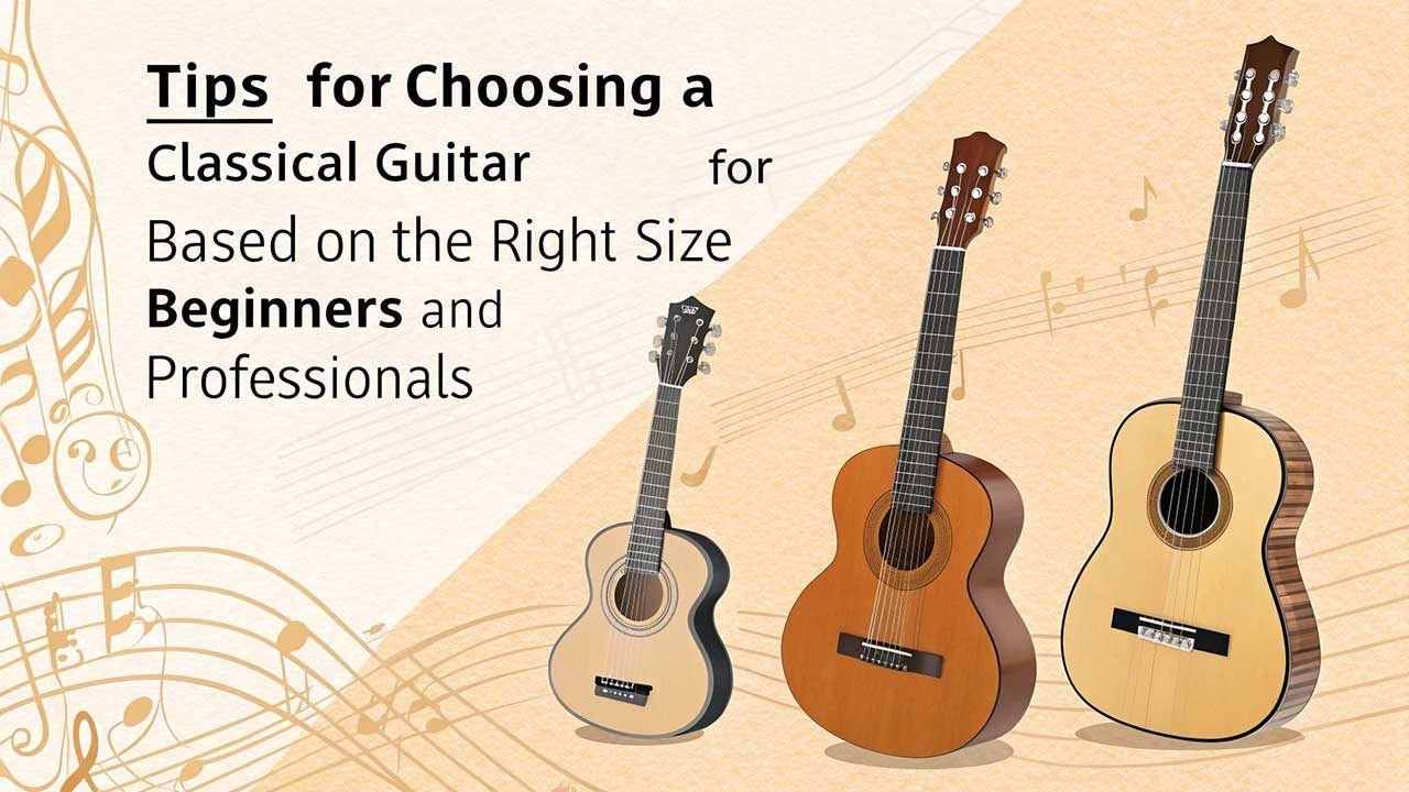 Tips Memilih Gitar Klasik Berdasarkan Ukuran