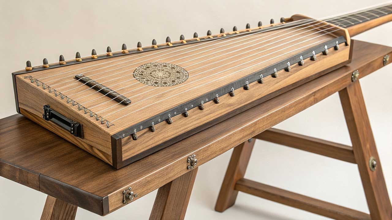 alat musik santoor