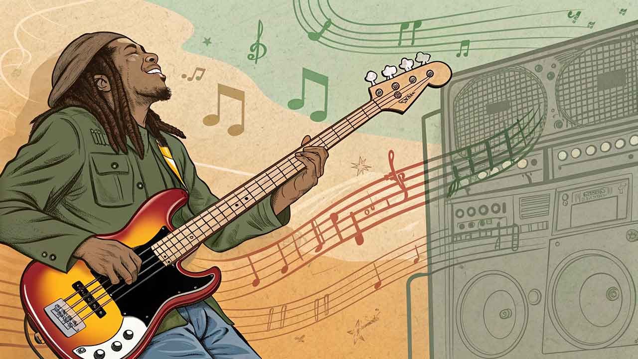 Peran Gitar Bass dalam Musik Reggae