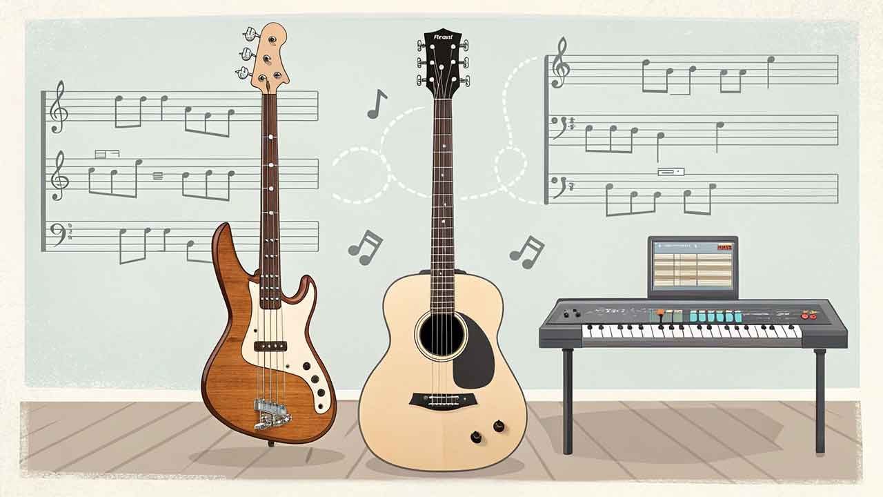 Peran Gitar Bass dalam Transisi Antar Bagian Lagu