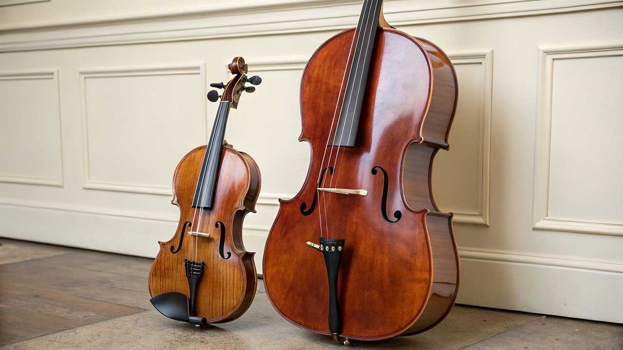 Alat Musik Biola Cello
