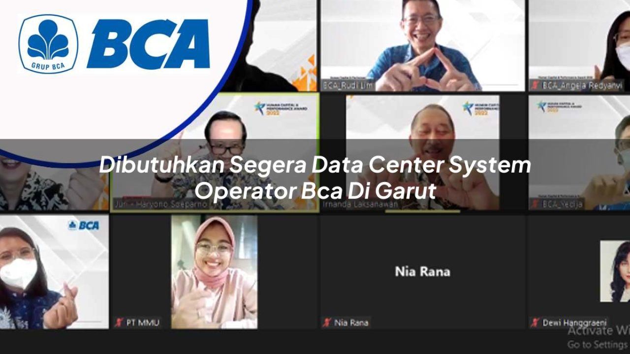 dibutuhkan segera data center system operator bca di garut 1753074634